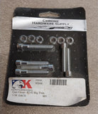 New Chrome Cam Cover Screws Washer 1987-1992 Big Twin Kustomwerks 05044 Harley