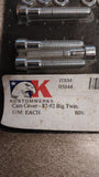 New Chrome Cam Cover Screws Washer 1987-1992 Big Twin Kustomwerks 05044 Harley