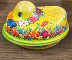 Lot Of 4 Assorted Tins Lipton John Deere Shortbread Easter Duck Millennium