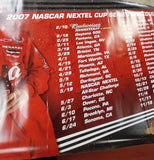 2007 Nascar Nextel Cup Series Schedule 60x36 Dale Earnhardt Jr. Banner Budweiser