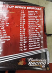2007 Nascar Nextel Cup Series Schedule 60x36 Dale Earnhardt Jr. Banner Budweiser