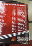 2007 Nascar Nextel Cup Series Schedule 60x36 Dale Earnhardt Jr. Banner Budweiser