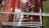 2007 Nascar Nextel Cup Series Schedule 60x36 Dale Earnhardt Jr. Banner Budweiser