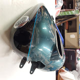 Harley 2001 FLHTCUI Ultra Classic Electra Road Glide Black Suede Green Fuel Tank