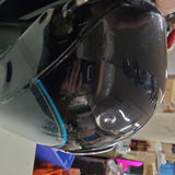 Harley 2001 FLHTCUI Ultra Classic Electra Road Glide Black Suede Green Fuel Tank