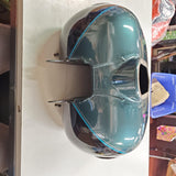 Harley 2001 FLHTCUI Ultra Classic Electra Road Glide Black Suede Green Fuel Tank