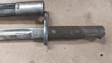 Vintage Artilleria F Nacional Toledo 76049 Bayonet Leather Scabbard Spanish?