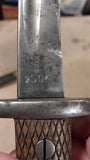 Vintage Artilleria F Nacional Toledo 76049 Bayonet Leather Scabbard Spanish?