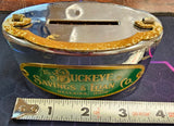 VTG Small Oval Advertising Buckeye Savings Loans Bellaire Ohio Still Coin Bank