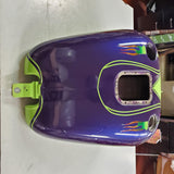 Harley 5 GAL Green Purple 2008-2010 HERITAGE SOFTAIL CLASSIC FAT BOY Fuel Tank