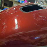 Harley Fire Red Black Pearl 2008-2010 HERITAGE SOFTAIL CLASSIC FAT BOY Fuel Tank
