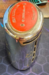 VTG Brass New Model Clearvue First National Bank Collectible Still Coin Bank