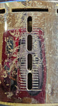 VTG Brass New Model Clearvue First National Bank Collectible Still Coin Bank