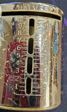 VTG Brass New Model Clearvue First National Bank Collectible Still Coin Bank