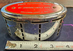 VTG Brass New Model Clearvue First National Bank Collectible Still Coin Bank