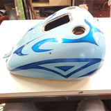 Harley Heritage Softail 2000-2004? Baby Blue Fuel Tank Blue Flames Custom Paint