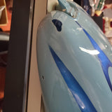 Harley Heritage Softail 2000-2004? Baby Blue Fuel Tank Blue Flames Custom Paint