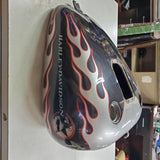Harley Heritage Softail 2000-2004? Black Pearl Brilliant Silver Fuel Tank Flames