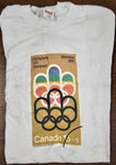 VTG 1976 Montreal Canada XXL Olympics T-Shirt Medium Sportswear Made in USA