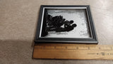 Vintage Sweethearts Reverse Painted Framed Picture Patented 1933 Brooklyn NY