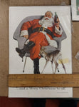 3 Vtg Coca Cola Advertisement Christmas Santa Pop-up 1961 1956 Season Greeting