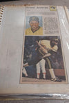 Vtg Handmade Scrapbook Photo Album Pirates Steelers Willie Stargell Newspaper