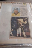 Vtg Handmade Scrapbook Photo Album Pirates Steelers Willie Stargell Newspaper