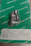 Tripple Trees Sides Sportster XL FX Superglide Chrome Plated Buttons Harley