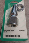 1973-1988 Harley Rear Wheel Axle Spike Hub Nut Kit Chrome Big Twins XL Softail