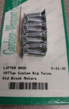 Chrome Lifter Base Screws 1977^ Custom Big Twins Old Block Motors Harley NOS