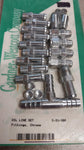 Oil Line Set Fittings Chrome Harley Davidson Motorcycle Hardware Kit NOS