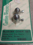 Bleeder Cover Set 1984 ^ Harley Davidson Dual Disc Models Acorn Nuts Hardware