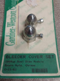 Bleeder Cover Set 1984 ^ Harley Davidson Dual Disc Models Acorn Nuts Hardware