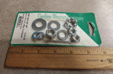 Front Axle Nut Set 1949-1971 FX Fl 45cu Flatheads Includes Cotter Pin Harley NOS