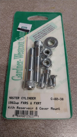 Master Cylinder Screws 1982^ FXRS FXRT w/ Reservoir Cover Mount Harley Davidson