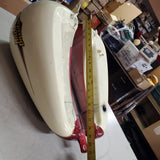 Harley 5 Gal 2008-2010 HERITAG SOFTAIL FATBOY Fuel Tank Burgundy Creme Gold Pear