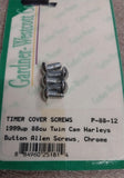 Timer Cover Screws 1999^ 88cu Twin Cam Chrome Button Allen Screws Harley NOS