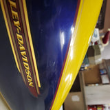 Harley Heritage Softail Fatboy 2000-2004??? Yellow Purple Fuel Gas Tank