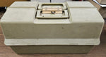 VTG 1980s Fishing Tackle Box w/Tackle Lures Hooks Fishing Gear Camping Outdoors
