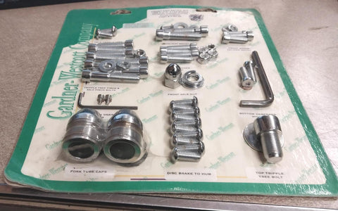 Front End Detail Kit 1988^ XL Sportster FXR Model Polished Chrome Allen Screws