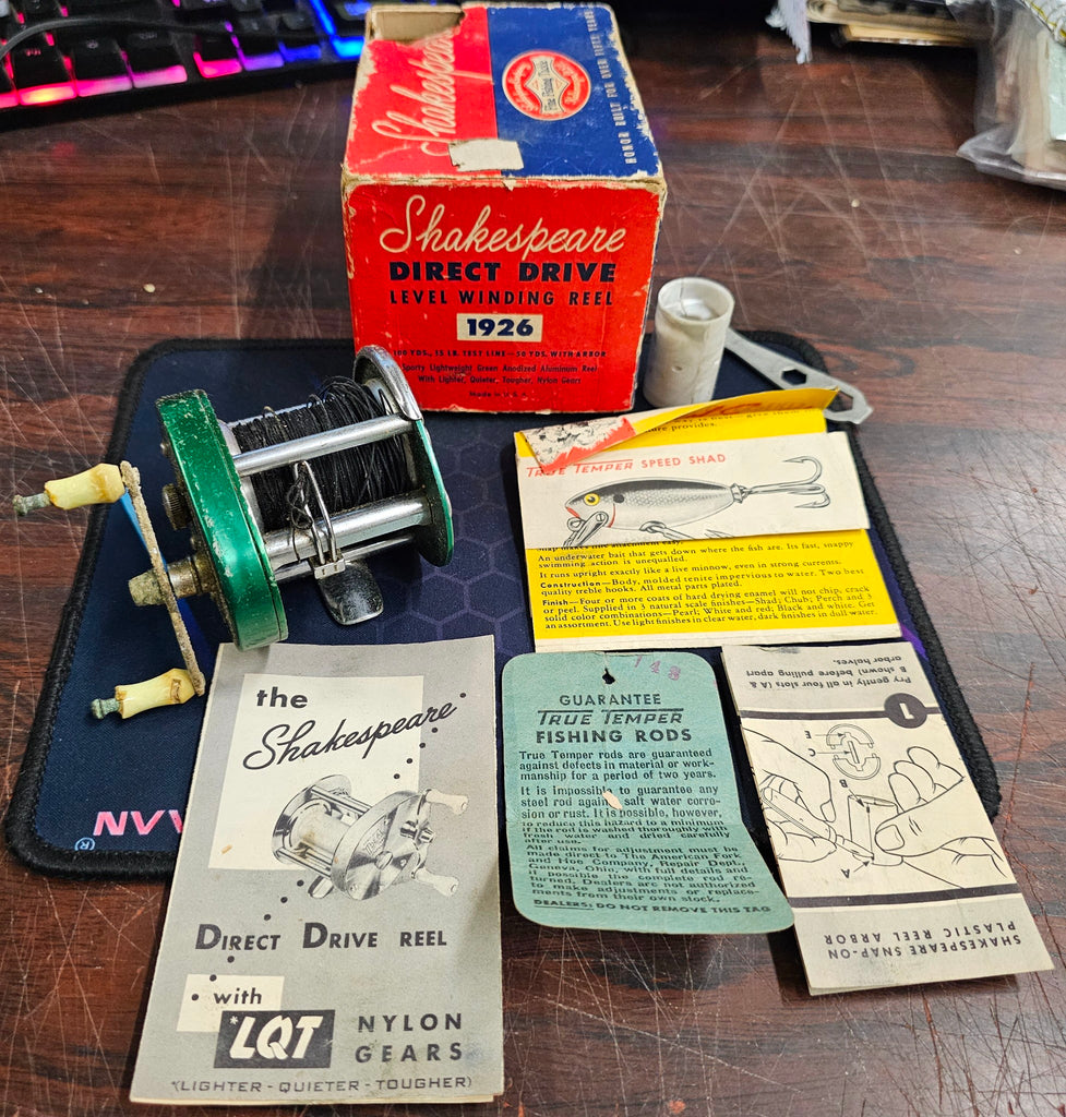 VTG Shakespeare Model FK Direct Drive Level Winding Reel #1926 Fishing cyclewarehouse.online VTG Shakespeare Model FK Direct Drive Level Winding Reel #1926 Fishing cyclewarehouse.online