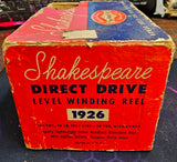 VTG Shakespeare Model FK Direct Drive Level Winding Reel #1926 Fishing Camping