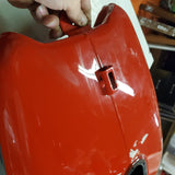 Harley FLHTCUI ULTRA CLASSIC Electra Charcoal Satin Brite Scarlet Red Fuel Tank