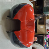 Harley FLHTCUI ULTRA CLASSIC Electra Charcoal Satin Brite Scarlet Red Fuel Tank