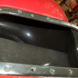 Harley FLHTCUI ULTRA CLASSIC Electra Charcoal Satin Brite Scarlet Red Fuel Tank