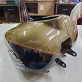 Harley FLHTCUI ULTRA CLASSIC Electra Road Glide Olive Gold Vivid Black Fuel Tank