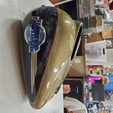 Harley FLHTCUI ULTRA CLASSIC Electra Road Glide Olive Gold Vivid Black Fuel Tank