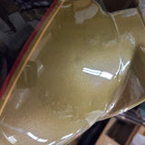 Harley FLHTCUI ULTRA CLASSIC Electra Road Glide Olive Gold Vivid Black Fuel Tank