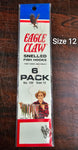 Eagle Claw USL Brand Cabelon Plain Shank Walleye Snells Fishing Hooks Lot of 25