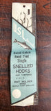 Eagle Claw USL Brand Cabelon Plain Shank Walleye Snells Fishing Hooks Lot of 25
